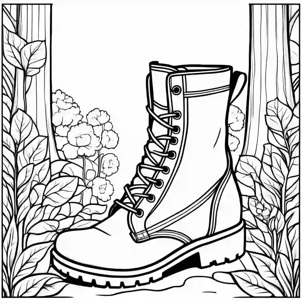 Boots coloring pages